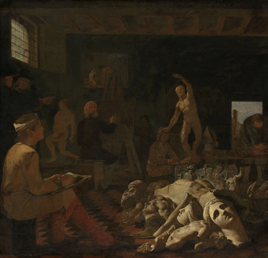 Un atelier de peinture - Michiel Sweerts