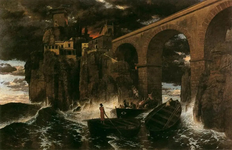 Attacco di pirati - Arnold Böcklin