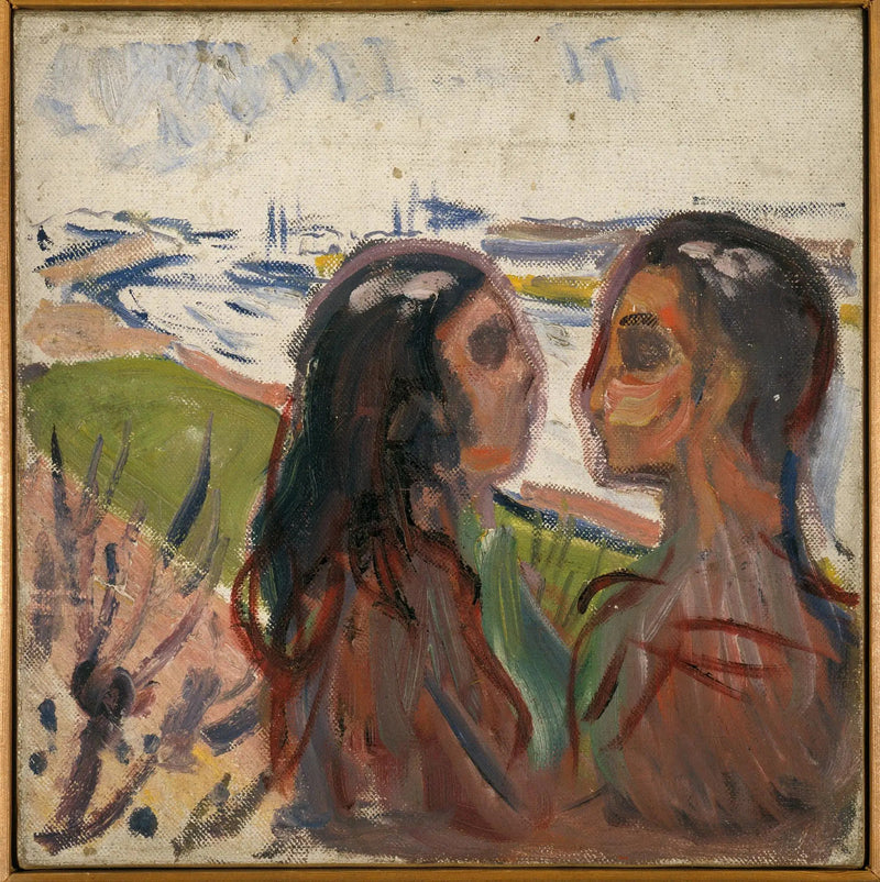Attrazione nel paesaggio - Edvard Munch
