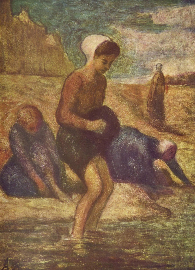 Sul bordo dell'acqua - Honoré Daumier