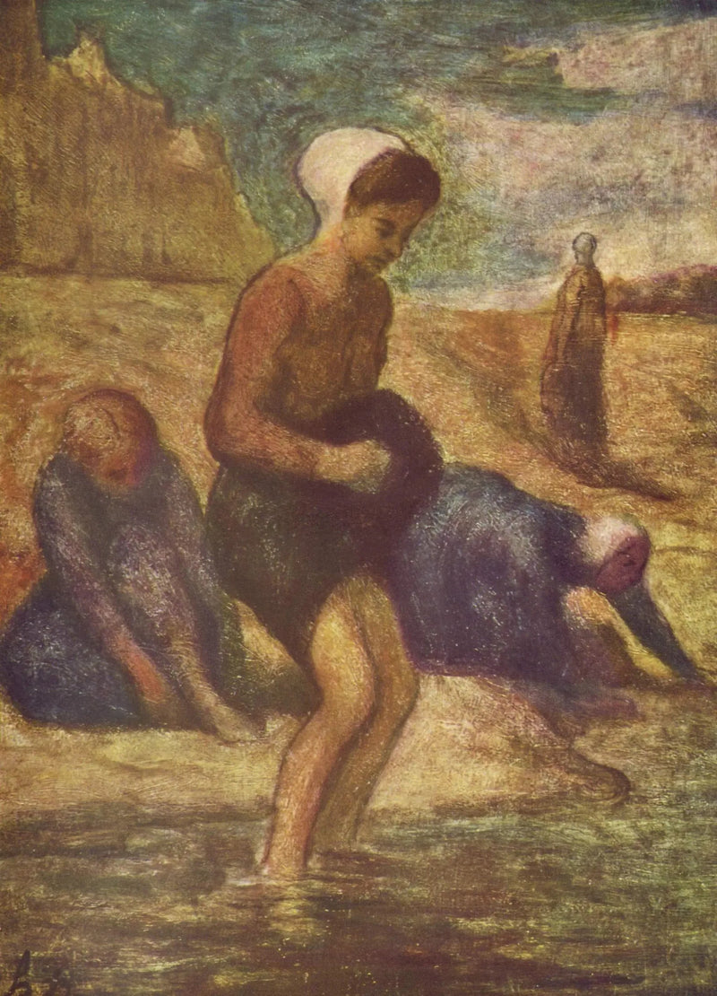 Sul bordo dell'acqua - Honoré Daumier