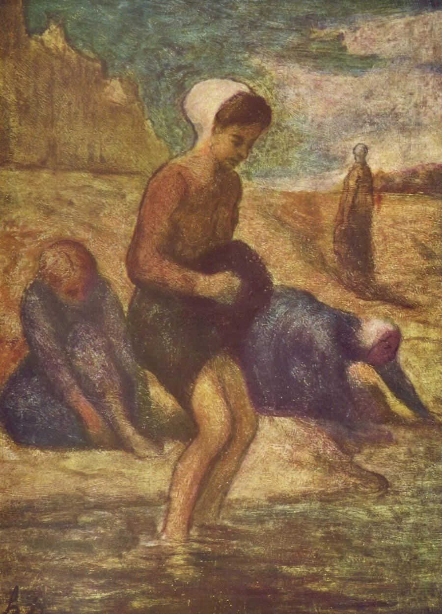 Sul bordo dell'acqua - Honoré Daumier