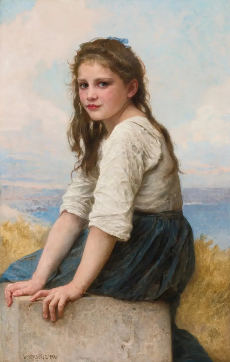 Al bordo del mare - Bouguereau