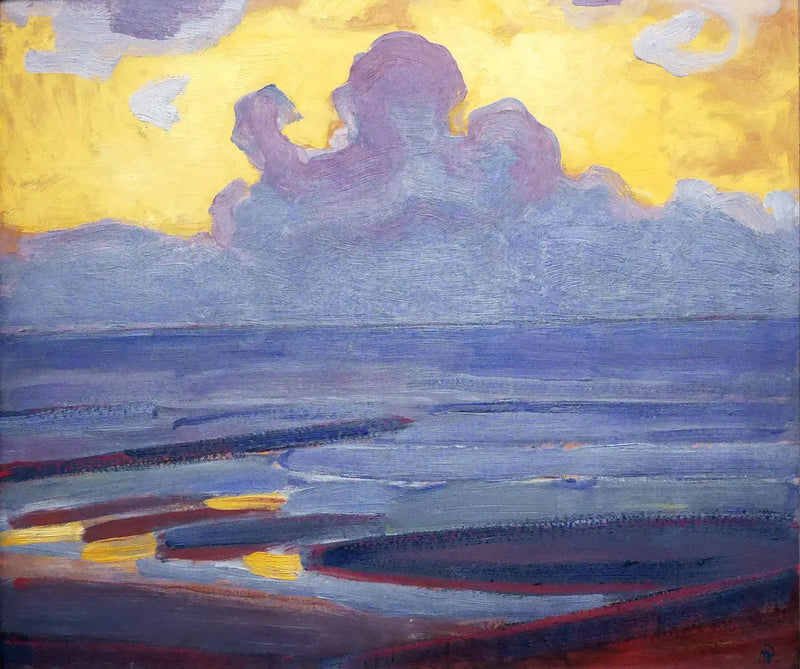 Sulla riva del mare - Piet Mondrian