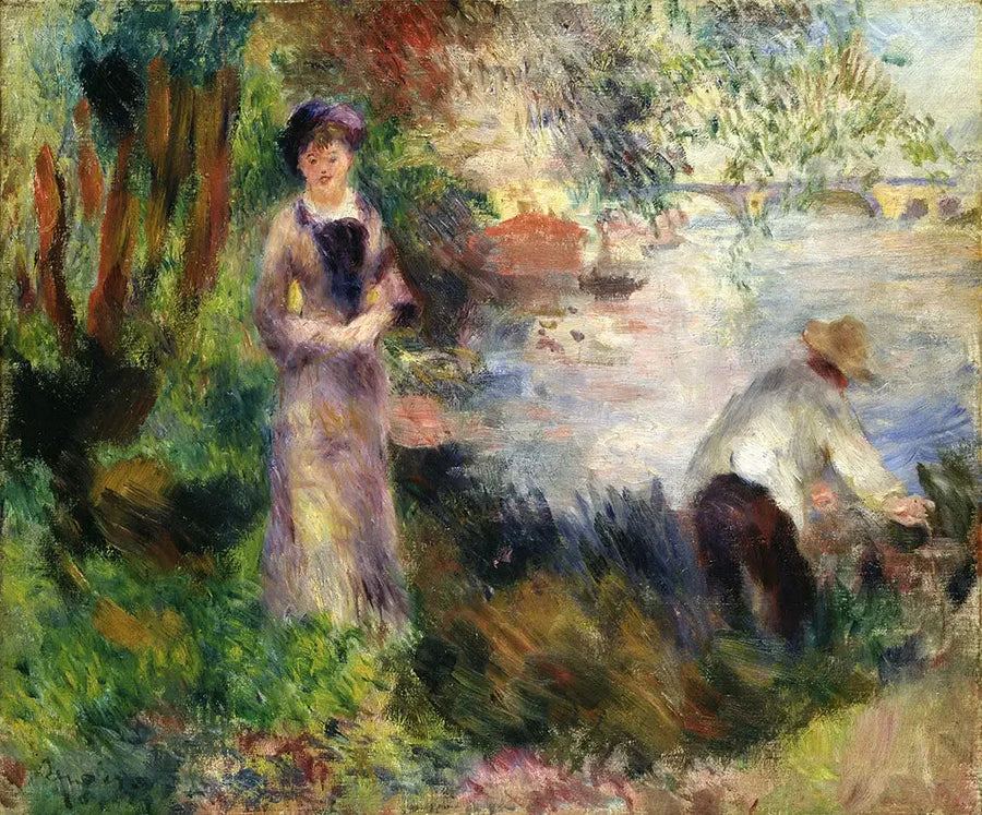 Sulla riva della Senna ad Argenteuil - Pierre-Auguste Renoir