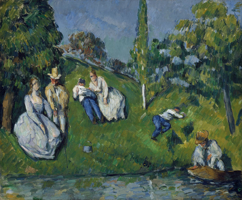 Al bordo dello stagno - Paul Cézanne