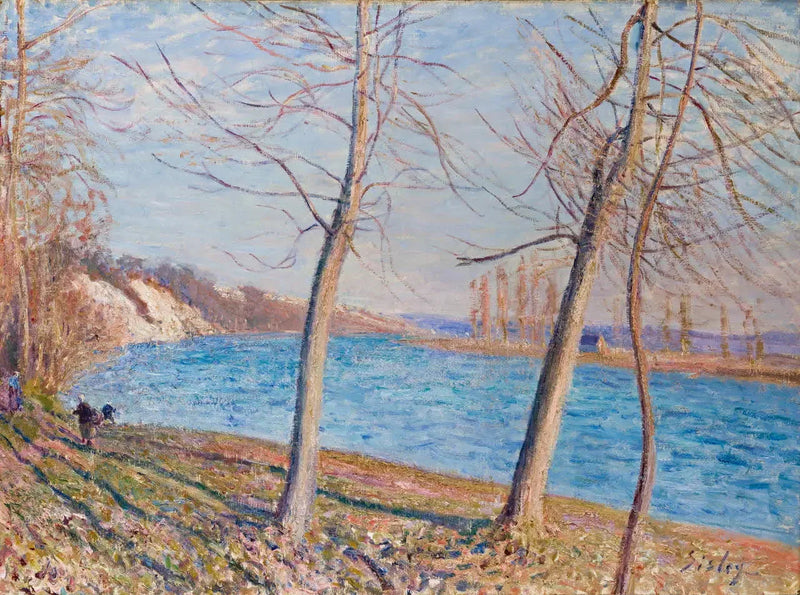 Al bordo del Loing - Alfred Sisley