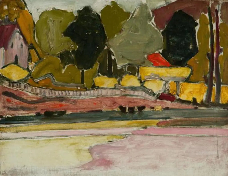 In riva a un fiume - Piet Mondrian