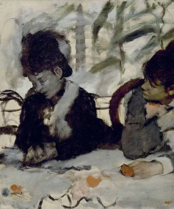Al Caffè - Edgar Degas