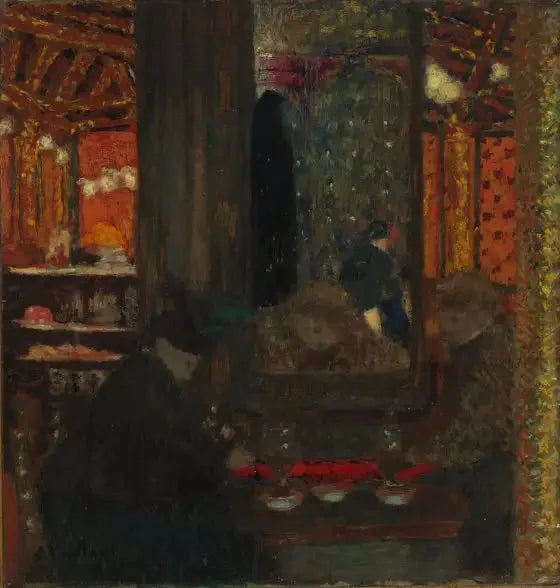 Al Caffè - Édouard Vuillard