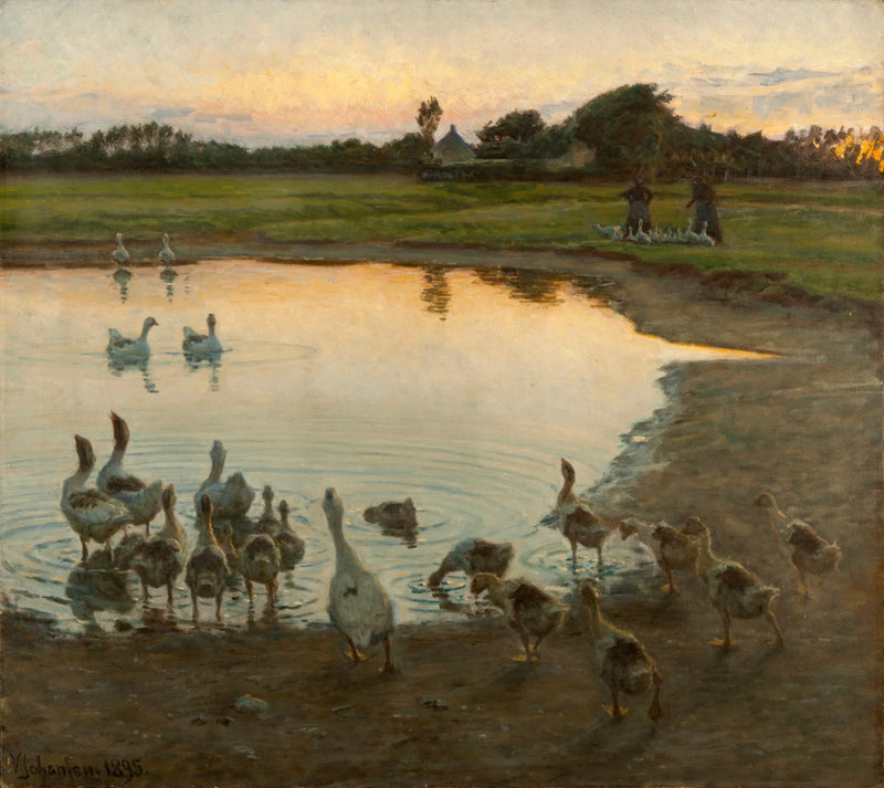 Al tramonto - Viggo Johansen