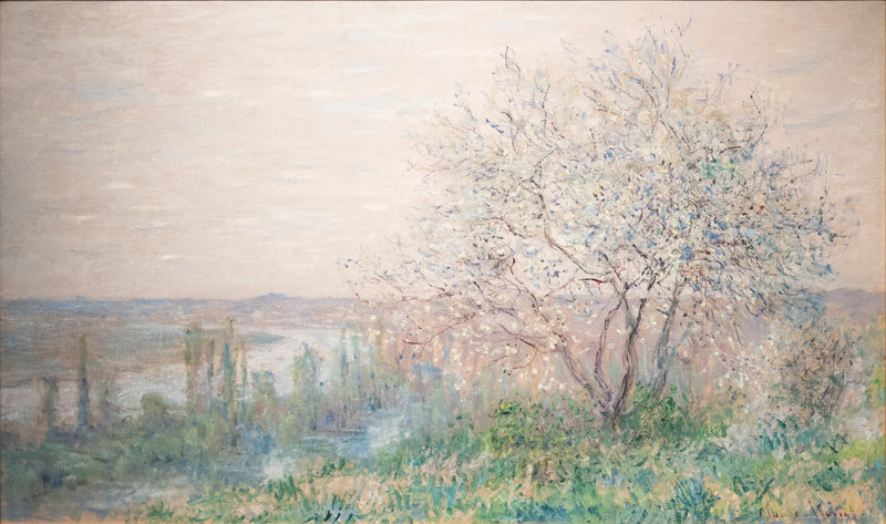 Sopra Vétheuil, effetto molla W587 - Claude Monet