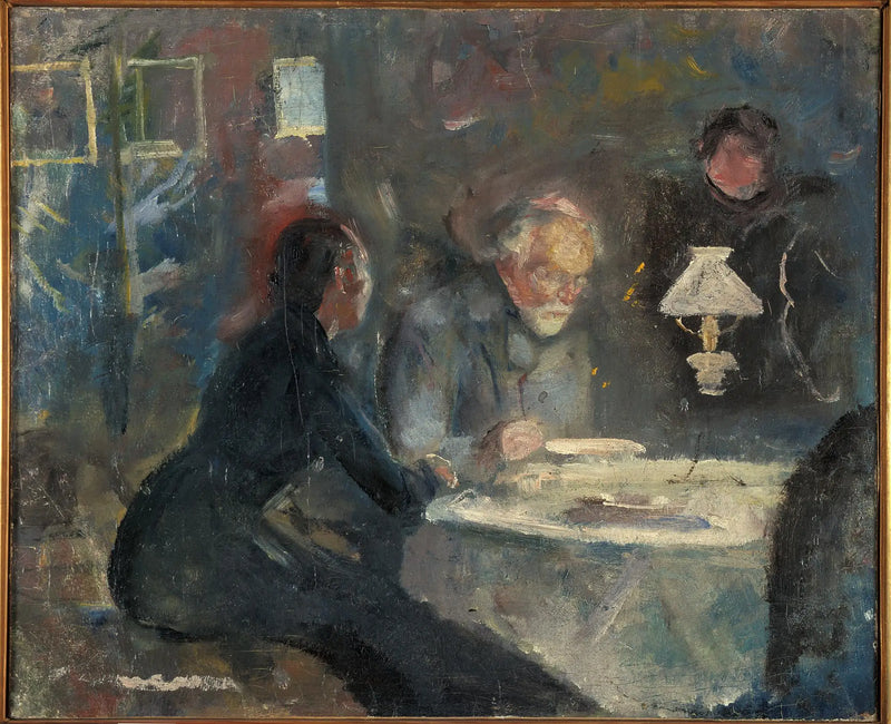 Alla Cena - Edvard Munch