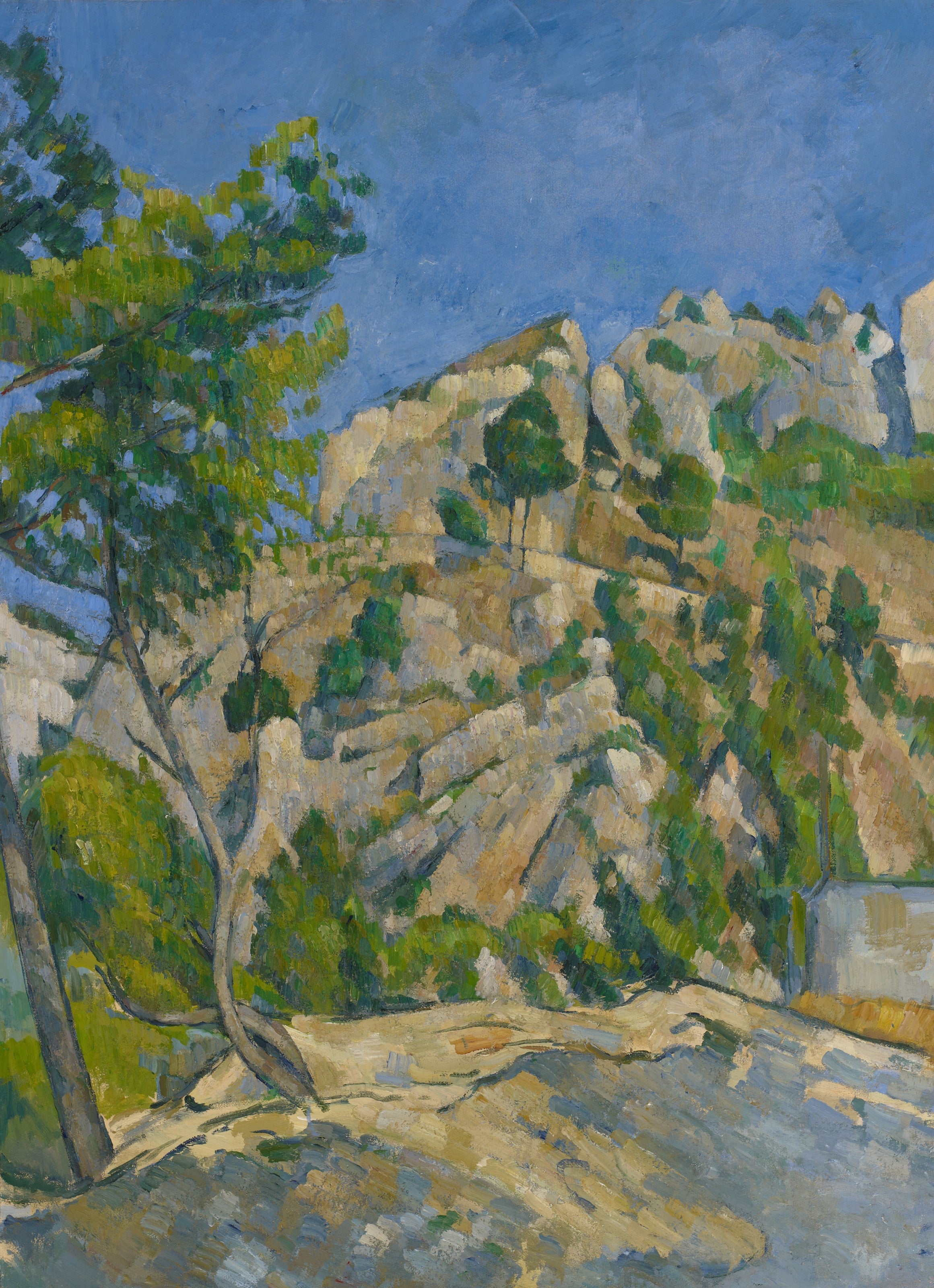 Reproduction du tableau « Au Fond du Ravin, l'Estaque - Paul Cézanne » par Alpha Reproduction en peinture à l’huile