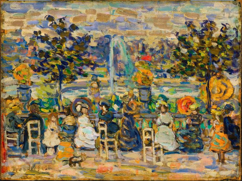 Al Giardino di Lussemburgo - Maurice Prendergast