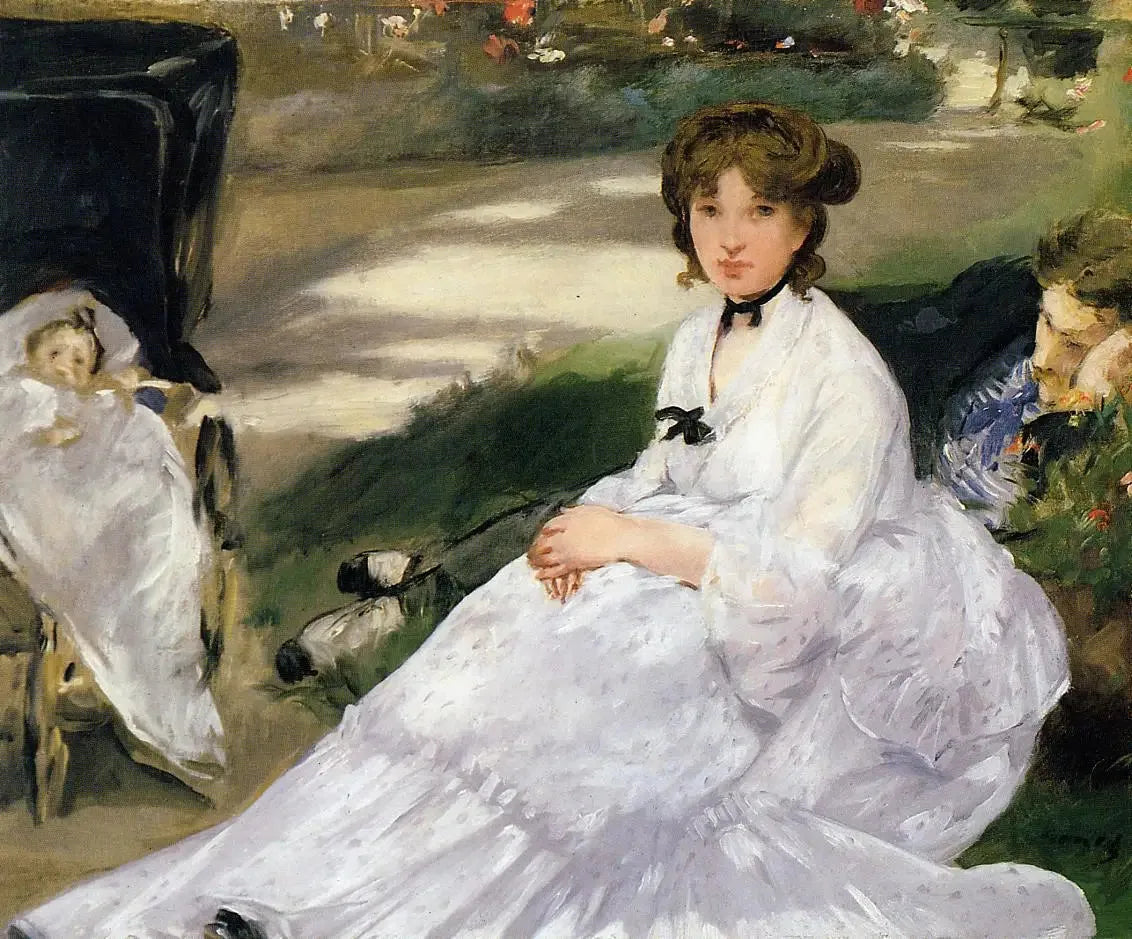 Au Jardin - Édouard Manet image 1 tableau peint à l’huile sur toile