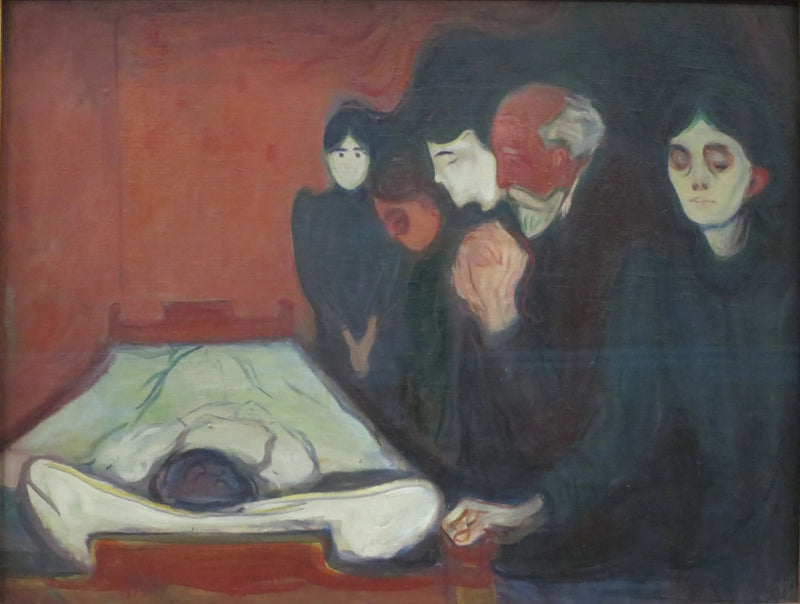 Al letto di morte - Edvard Munch