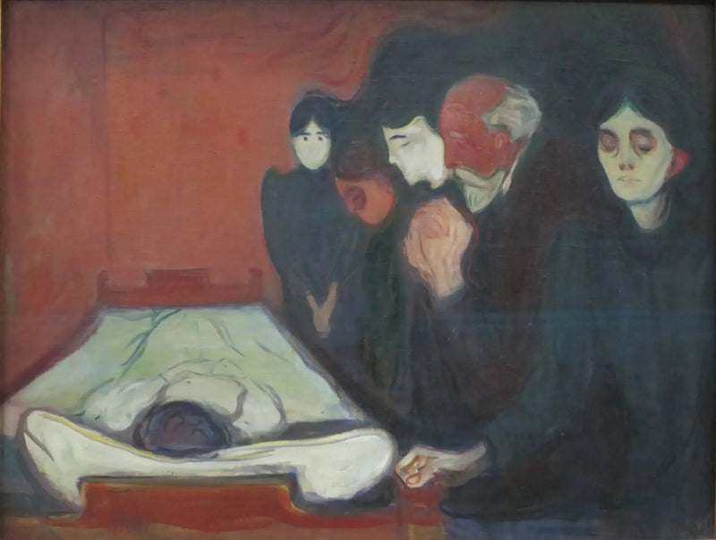 Al letto di morte - Edvard Munch