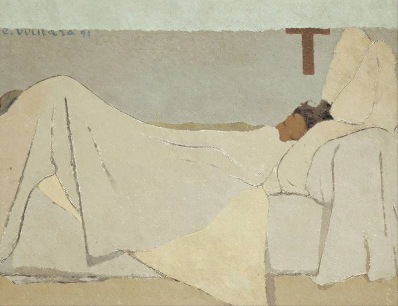 In letto - Édouard Vuillard