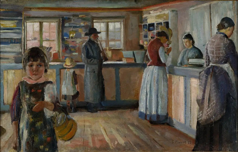 Nel negozio di Vrengen - Edvard Munch