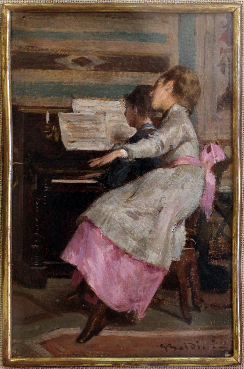 Al piano - Giovanni Boldini