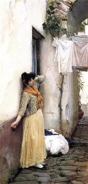 Al riposo - John William Waterhouse