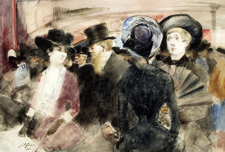 Au Teatro. - Jean-Louis Forain