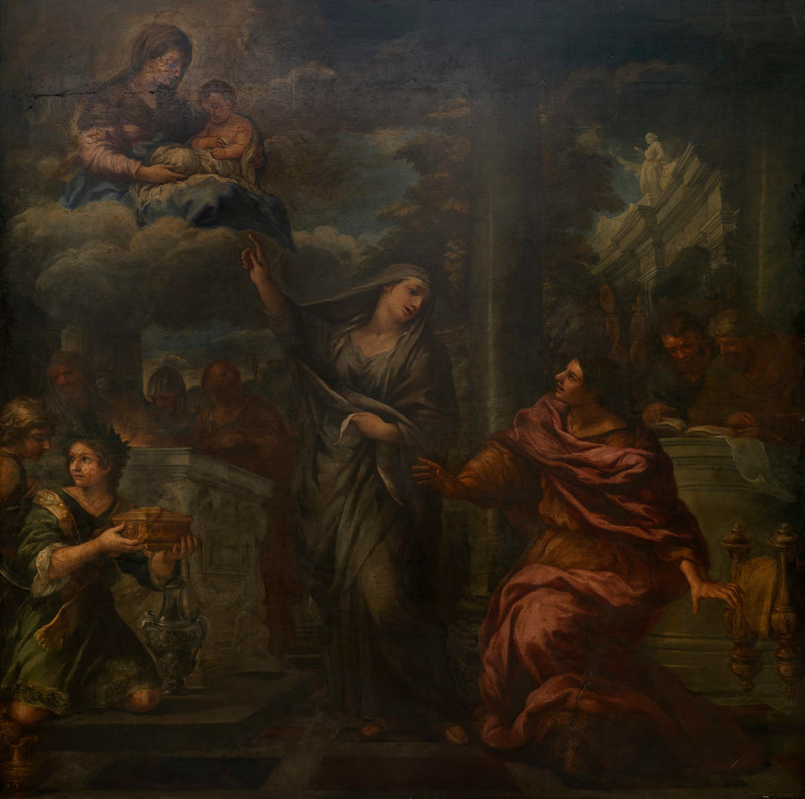 Auguste e la Sibilla Tiburtina - Pietro da Cortona