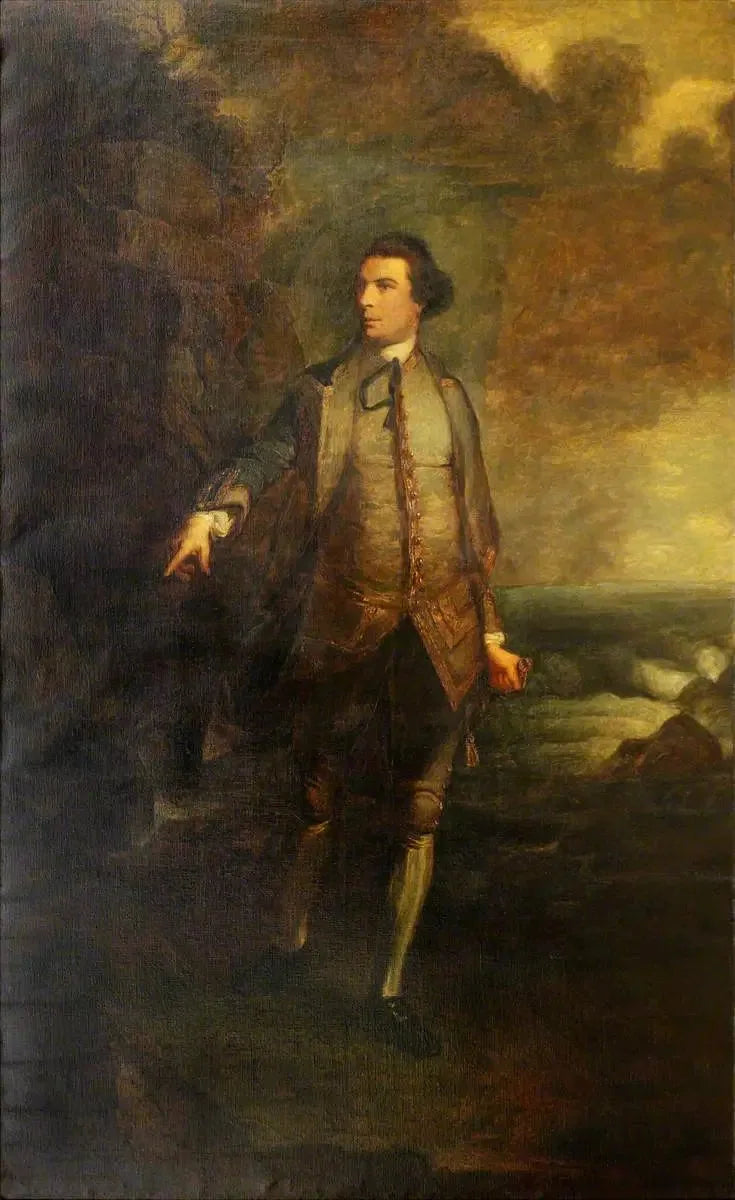 Augustus Keppel, 1er vicomte Keppel (1725–1786), amiral de la Marine Bleue - Joshua Reynolds image 1 reproduction de peinture à l’huile