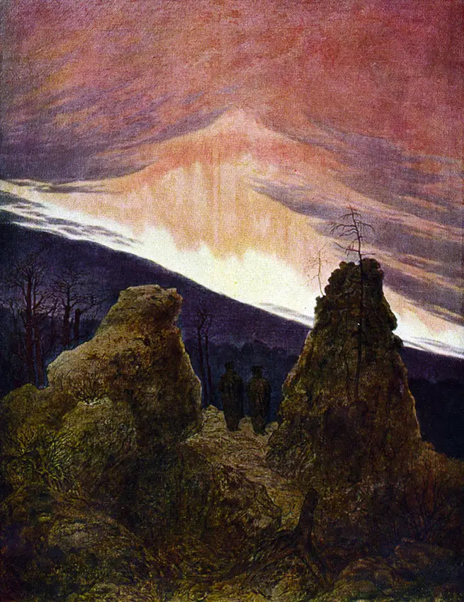 Aurore boreali - Caspar David Friedrich