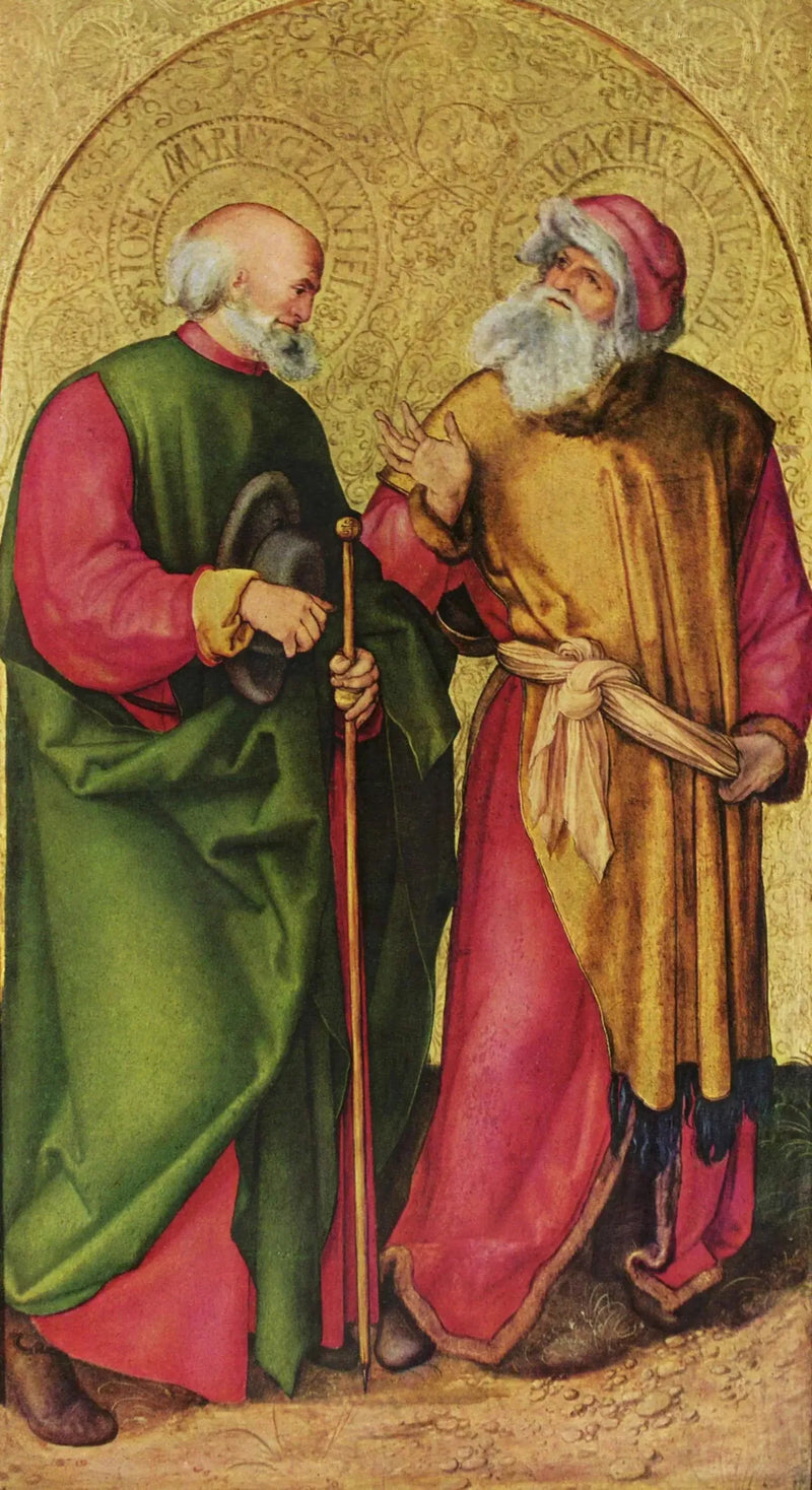 Altare di Jabach: Santi Giuseppe e Gioacchino - Albrecht Dürer