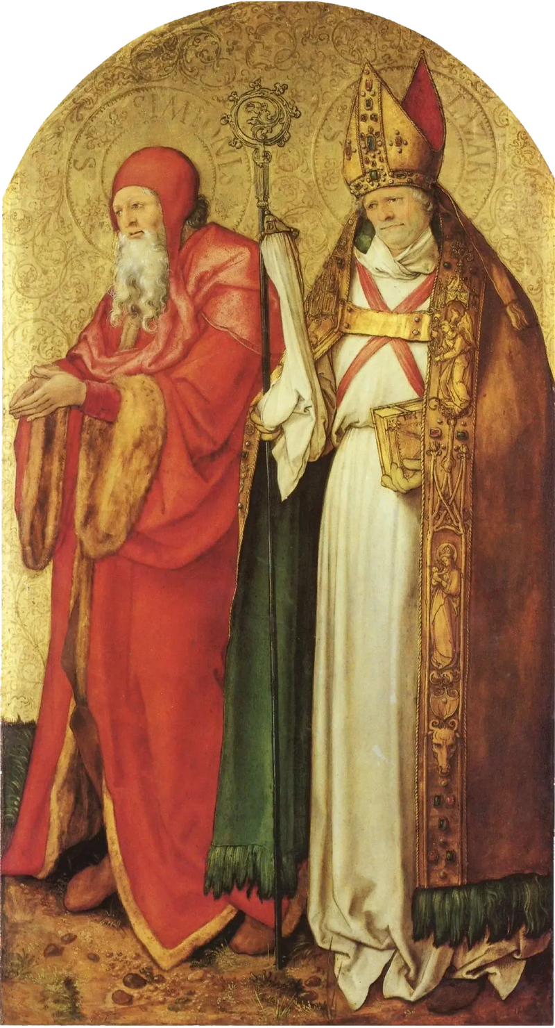 Altare di Jabach: Santi Simeone e Lazzaro - Albrecht Dürer