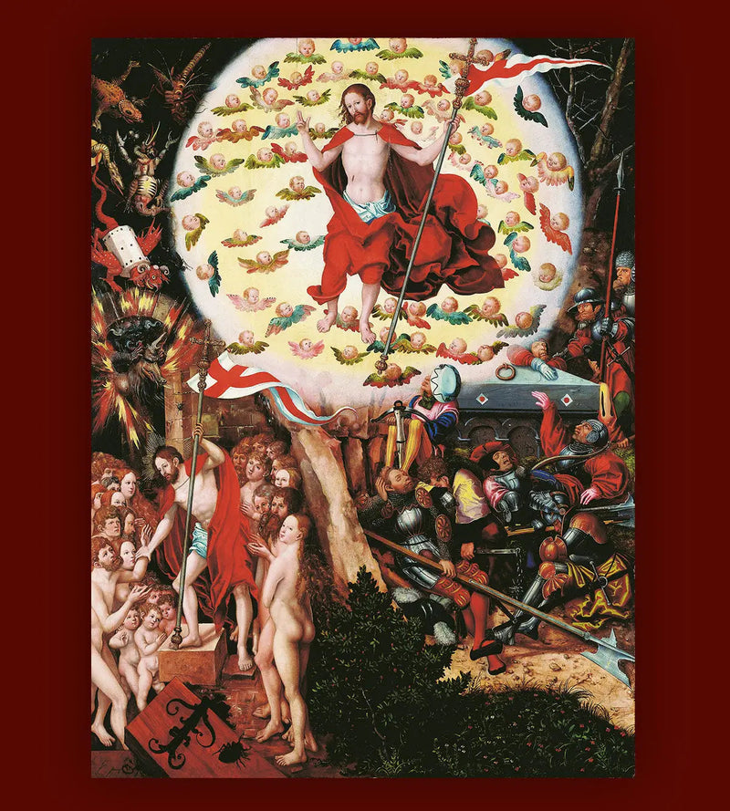 Altare della Maddalena: La Resurrezione [pannello centrale] - Lucas Cranach il Vecchio