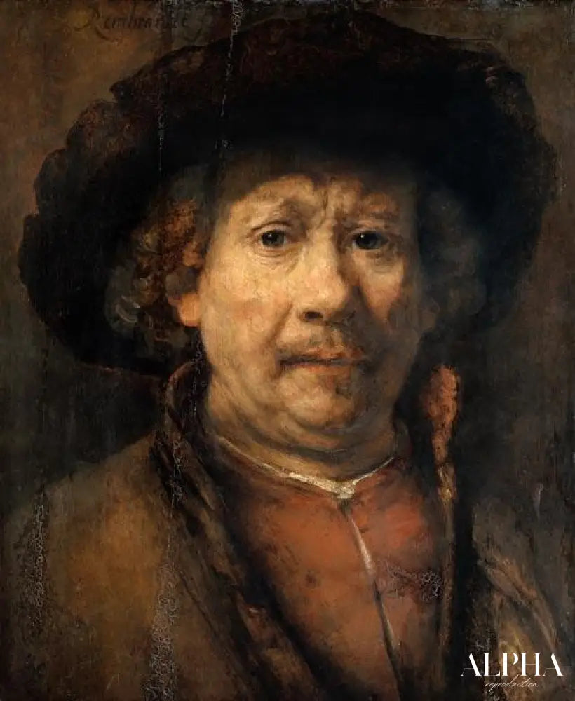 Auto-portrait VI - Rembrandt van Rijn - Reproductions de tableaux et peintures haut de gamme