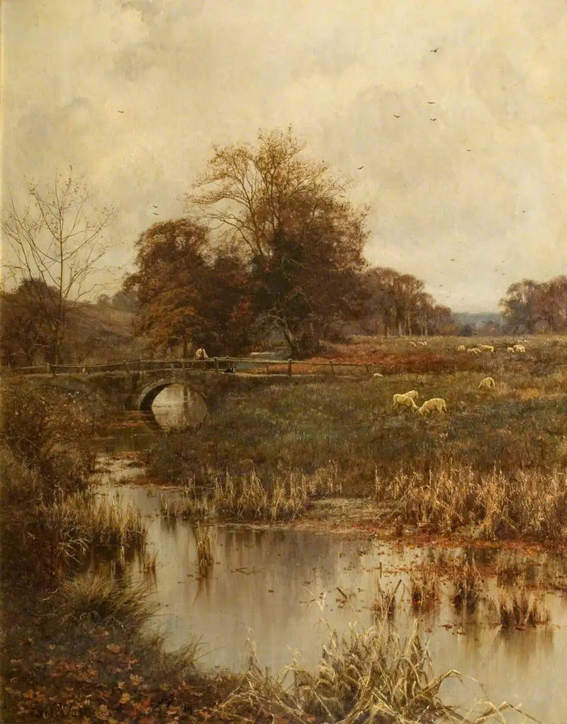 Autunno (Foglie rossastre) - Edward Wilkins Waite