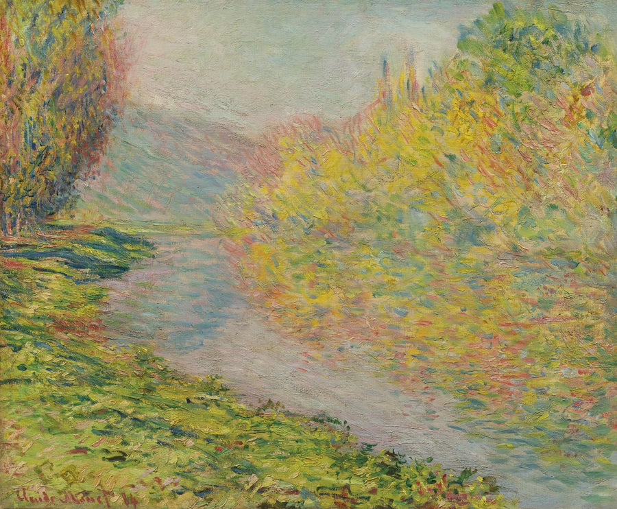 Autunno a Jeufosse W916 - Claude Monet