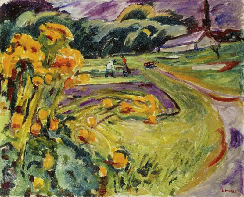 Autunno vicino alla serra - Edvard Munch