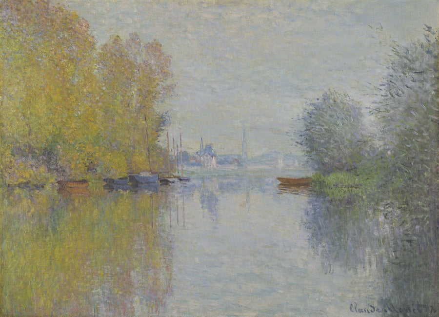 Autunno sulla Senna, Argenteuil W291 - Claude Monet
