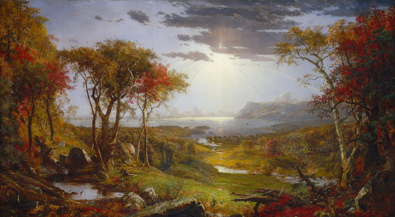 Autunno - Sur la rivière Hudson - Jasper Francis Cropsey