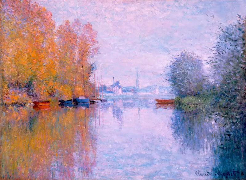 Autunno sulla Senna, Argenteuil - Claude Monet