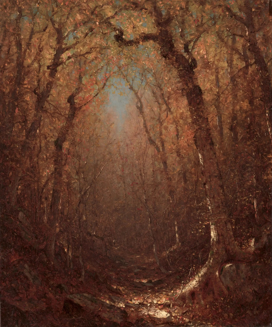Autunno, un sentiero nel bosco - Sanford Robinson Gifford