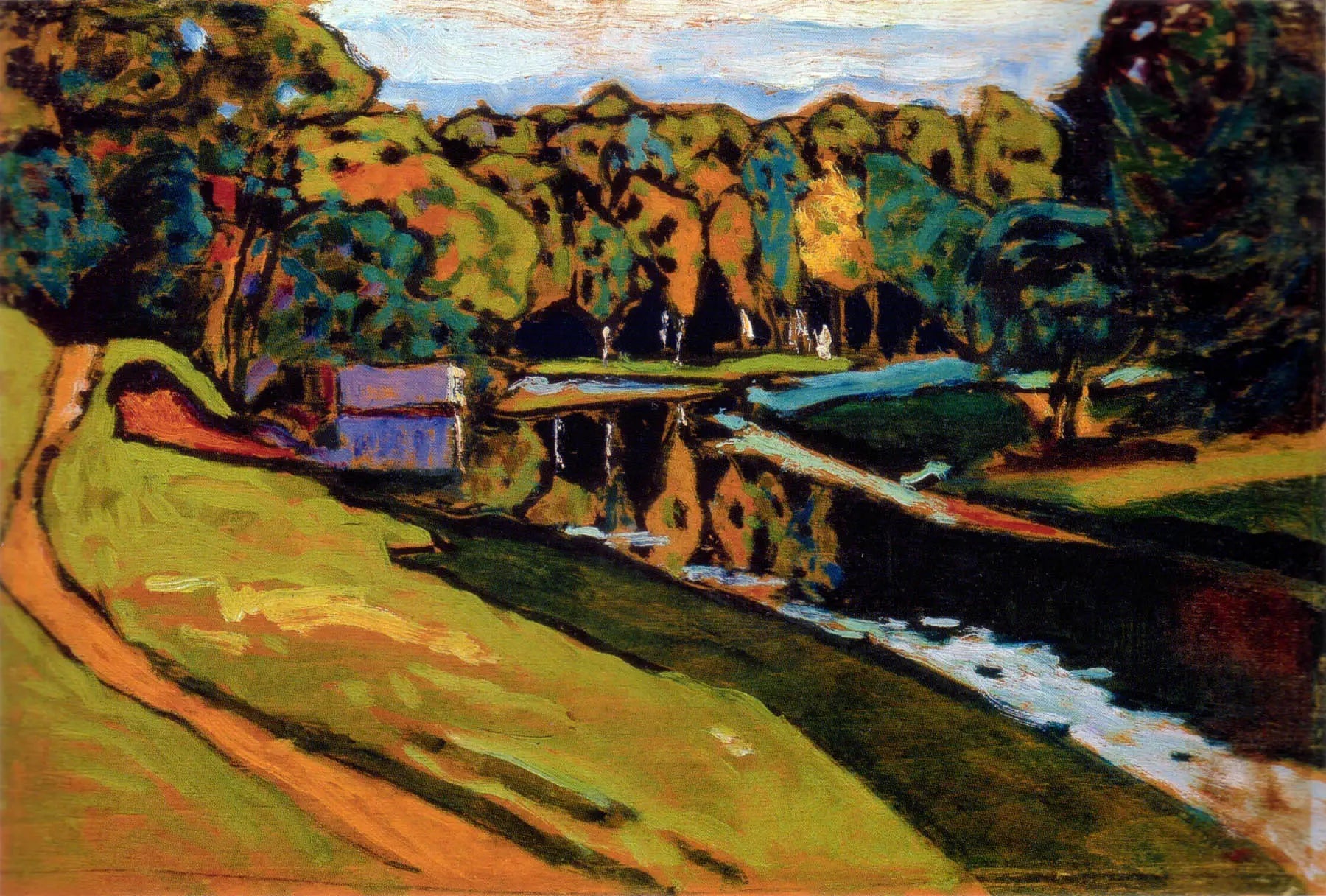 Automne - Vassily Kandinsky image 1 tableau peint à l’huile sur toile