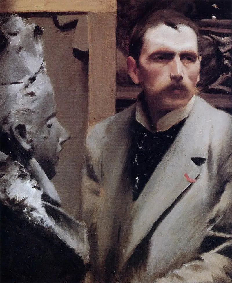 Autoritratto 1889 di Anders Zorn - Anders Zorn