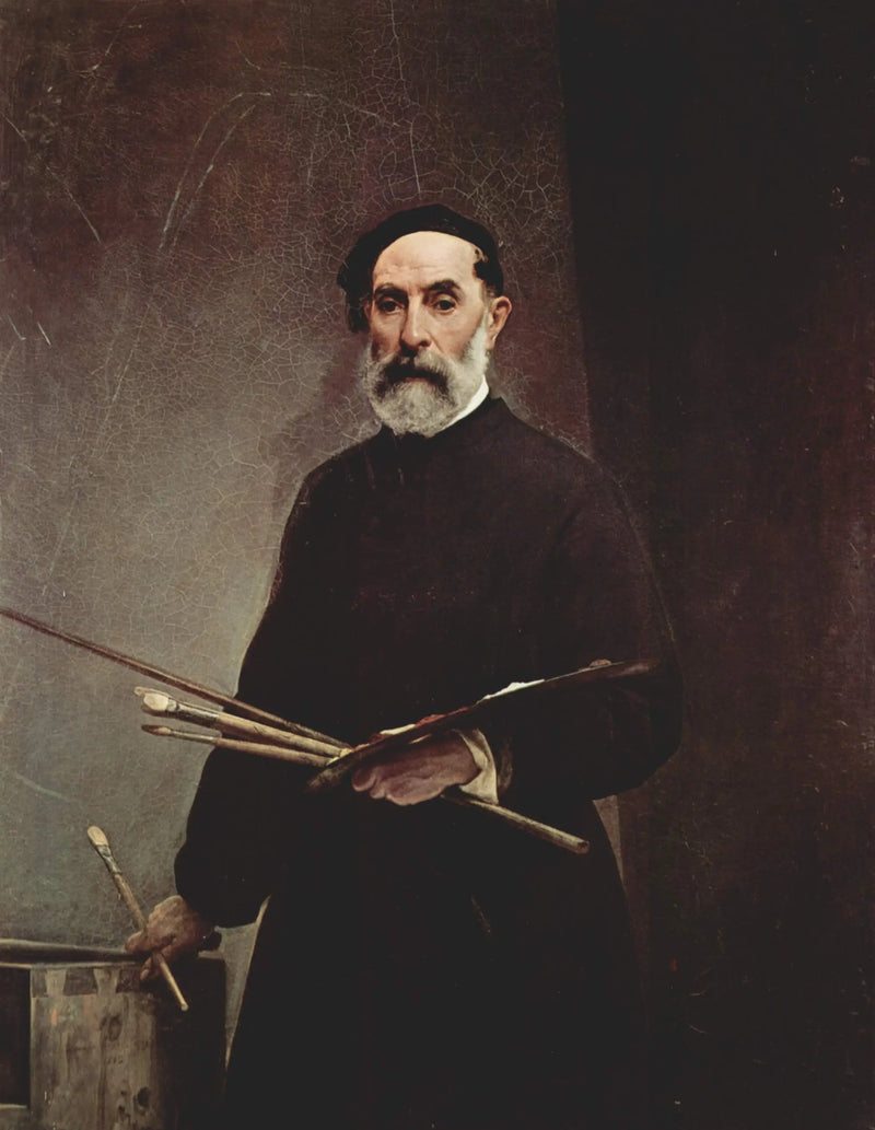 Autoritratto a 69 anni - Francesco Hayez