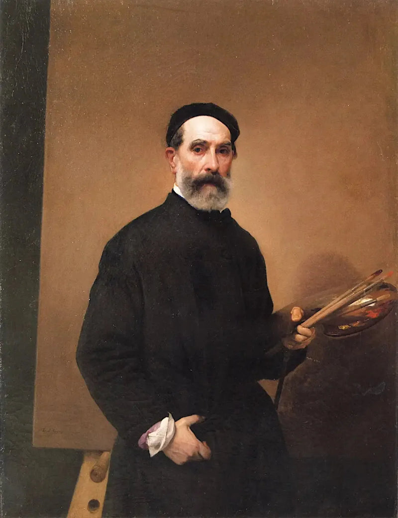 Autoritratto a 71 anni - Francesco Hayez