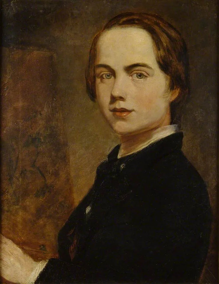 Autoportrait à l'âge de 14 ans - William Holman Hunt image 1 copie peinte à la main à l’huile