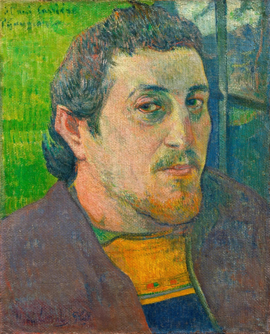 Autoritratto con l'amico Carrière - Paul Gauguin