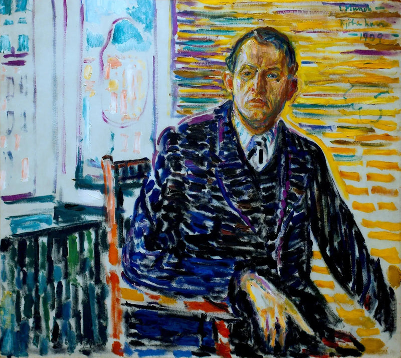 Autoritratto in clinica - Edvard Munch
