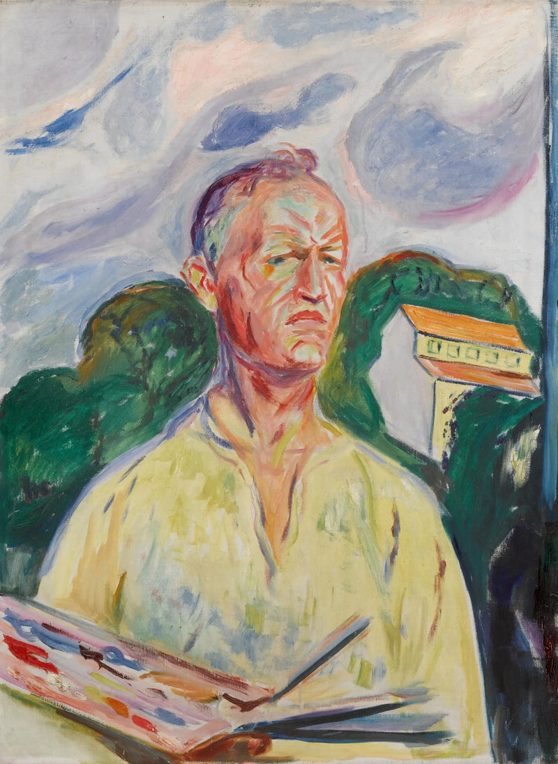 Autoritratto con tavolozza - Edvard Munch