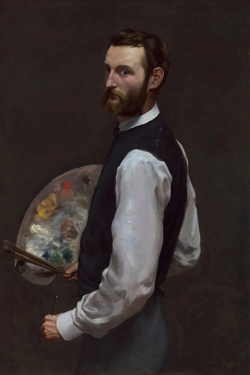 Autoritratto con tavolozza - Frédéric Bazille